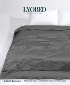 LYOBED duvet cover made from 100% Tencel™, breathable, antibacterial, and skin-friendly.